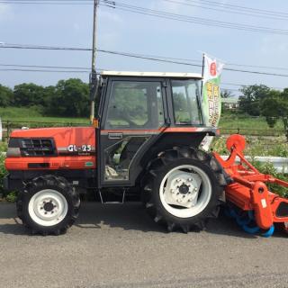 中古クボタトラクターGL25 キャビン付きヒーターのみ。