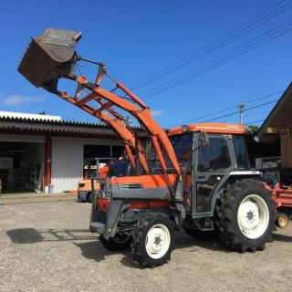 47馬力クボタトラクターGL470Qフロントローダー付き
