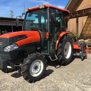 34馬力クボタトラクターKL345HハイスピードロータリーRL180R付き