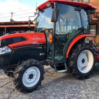 美品27馬力クボタトラクターKL2750エアコンキャビン付き。