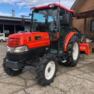 34馬力クボタトラクターKL340HハイスピードロータリーRL7K付き