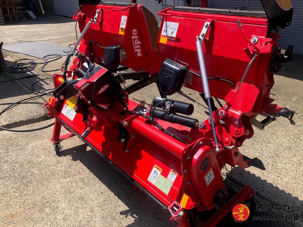 程度良好!! 山形発 ニプロ ウィングハロー WBS3010N 動作未確認 取説リモコン有 トラクター パーツ 売切!! ニプロウイングハローWBS3010N無線ラジコン付 ⚙ 中古農機具専門店