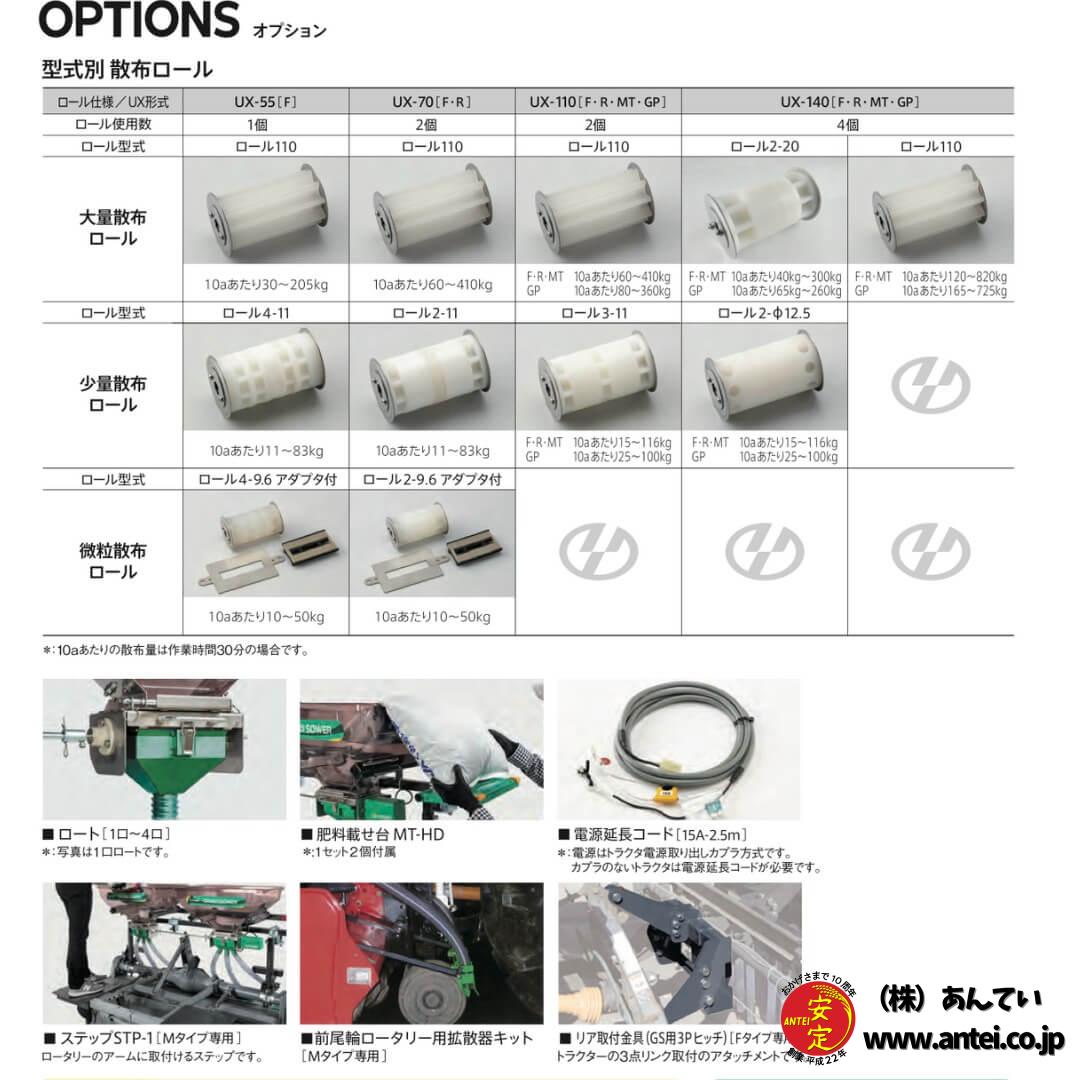 タイショー 肥料散布機 グランドソワー UX-GPシリーズ ⚙ 中古農機具専門店 - (株) あんてい