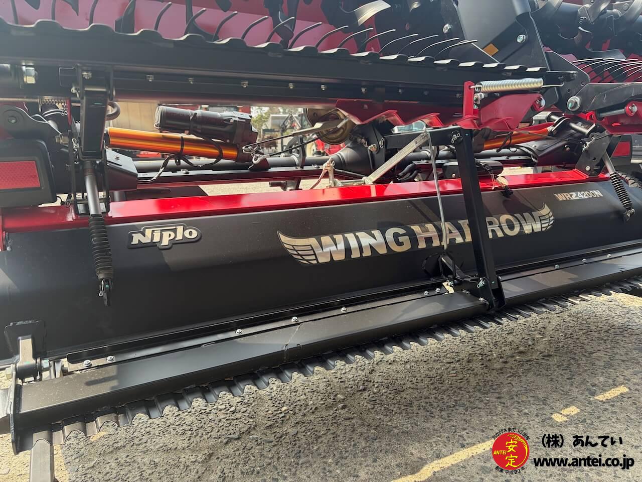松山中古ニプロウイングハローWRZ4200N整備済みです。 ⚙ 中古農機具 