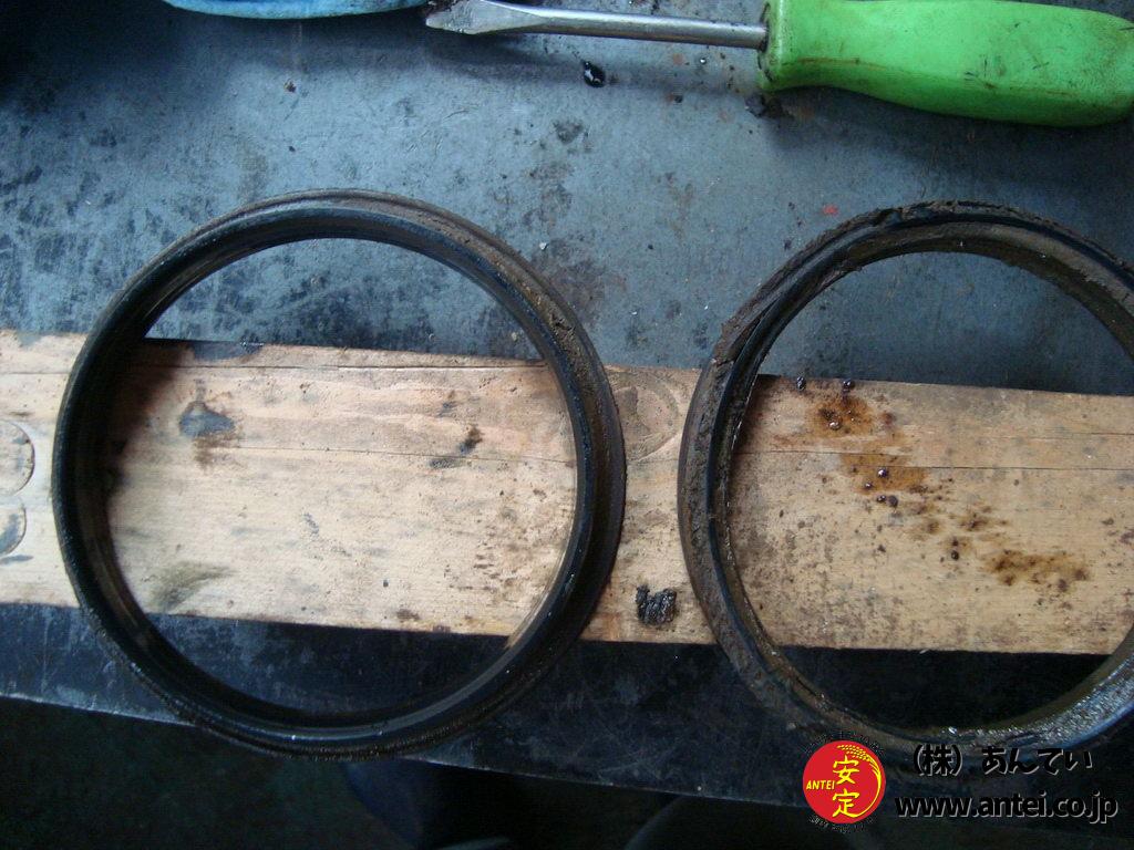 １４	オイルシールの外側部分