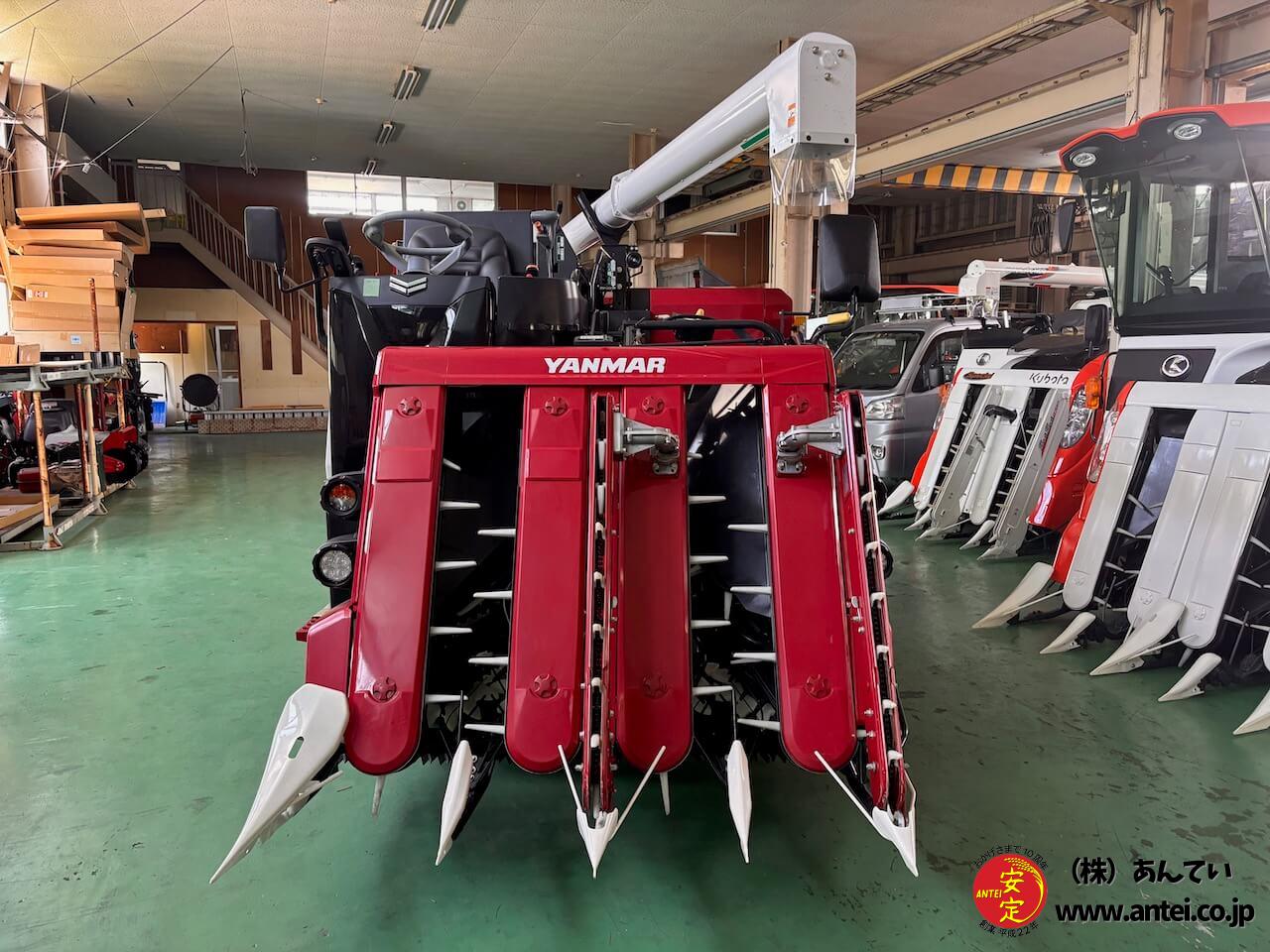 現行モデル 4条刈り48馬力ヤンマーコンバインYH448A 55時間だけ