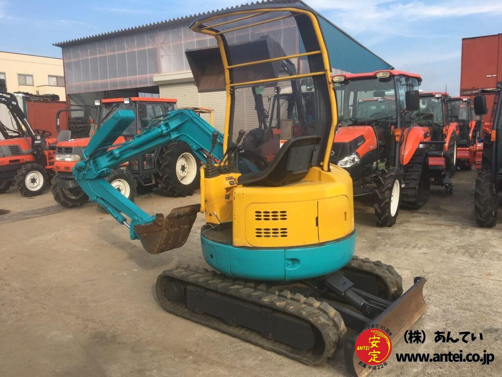 中古1.5tクラスバックホークボタRX141バケット0.03m3 ⚙ 中古農機具