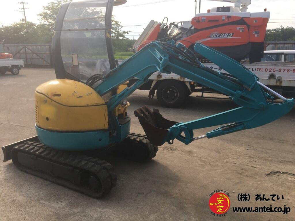 中古1.5tクラスバックホークボタRX141バケット0.03m3 ⚙ 中古農機具