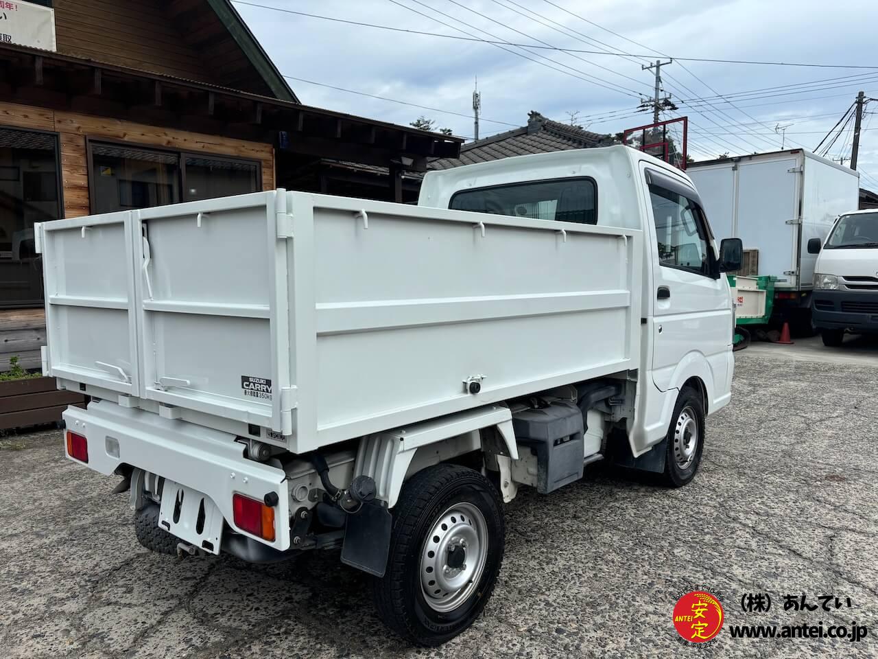 2年車検付！2014年スズキキャリー軽トラック660清掃ダンプ1方開