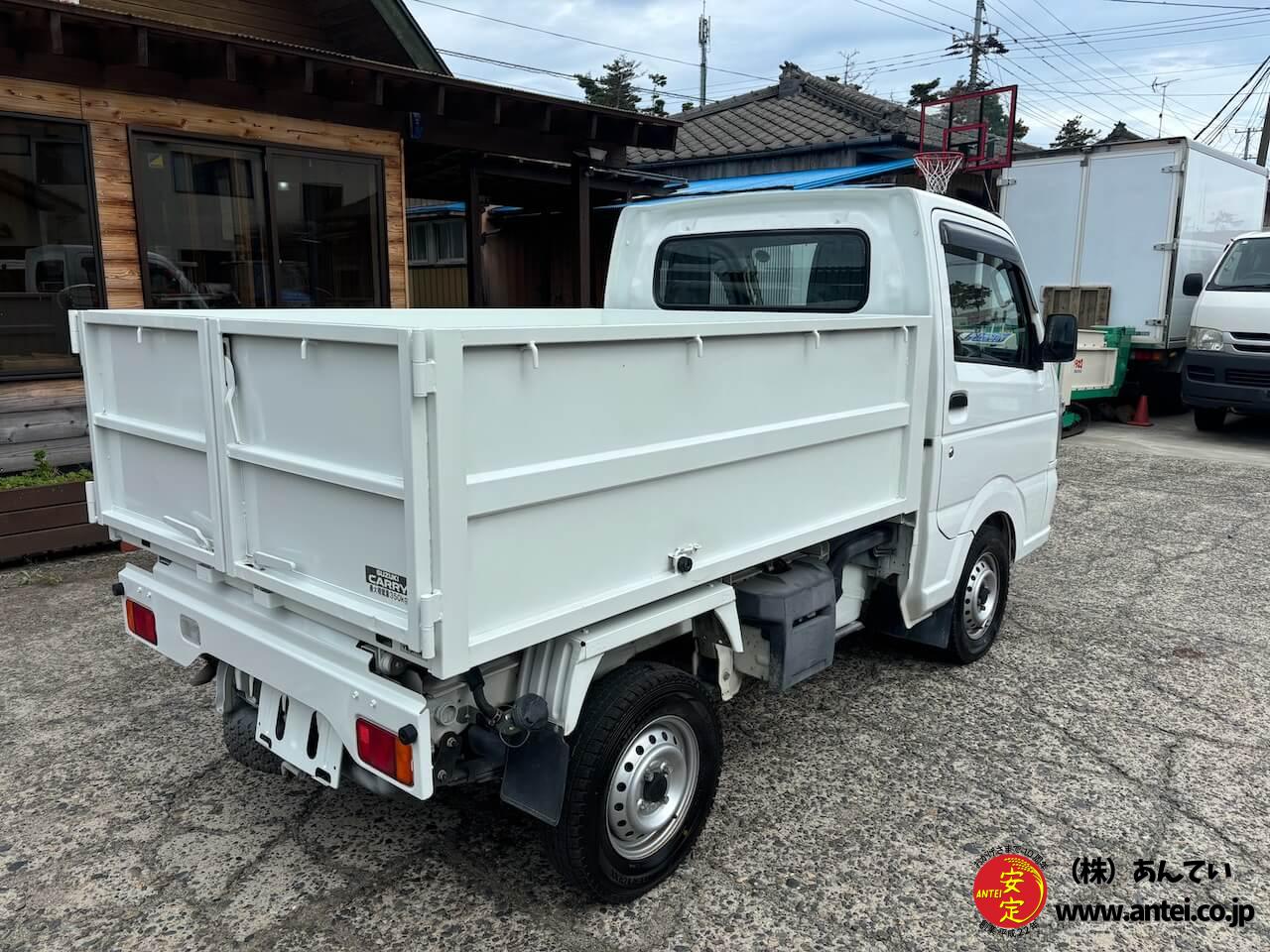 2年車検付！2014年スズキキャリー軽トラック660清掃ダンプ1方開