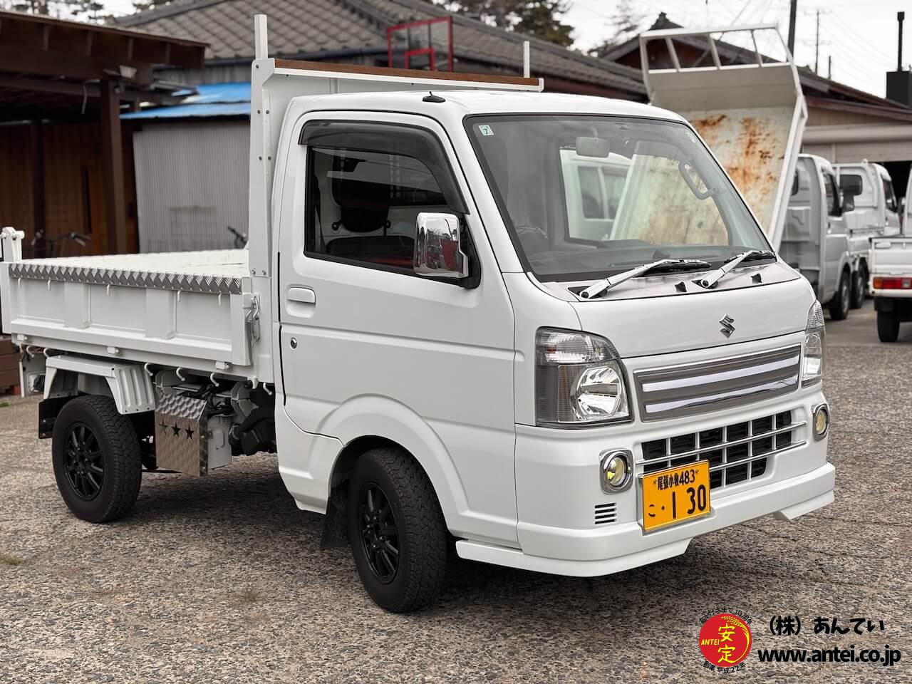 スズキキャリイ 頑丈ダンプ 3方開 4WDドラレコ ナビ ETC フォグランプ