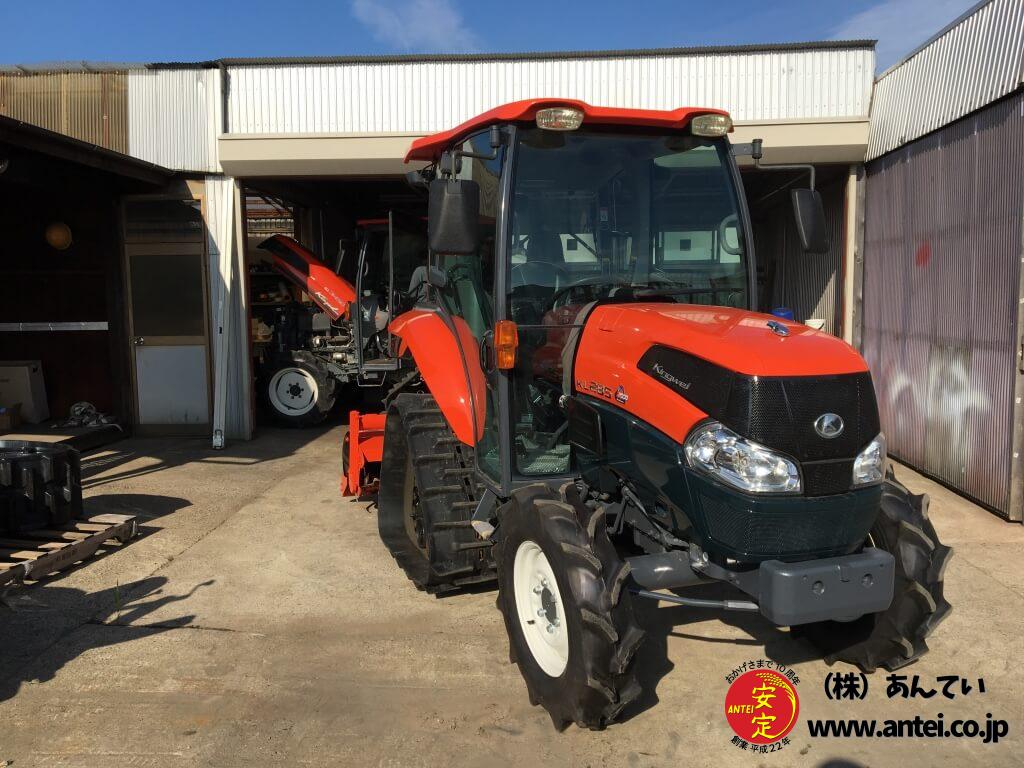 クロ商品 新型パワクロ28馬力クボタトラクターKL28R整備済みです