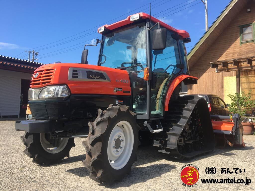 41馬力中古クボタトラクターKL410PC高速パワクロです。 ⚙ 中古農機具