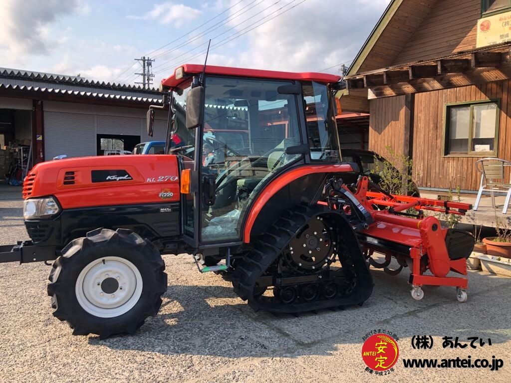 27馬力クボタパワクロトラクターKL270PC高トルク1647ccエンジンです ...