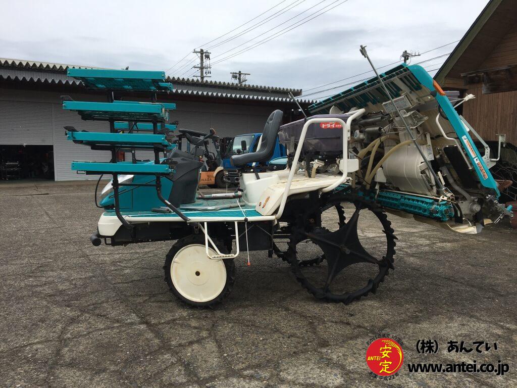 クボタ 田植機 ZP55-F 17ps 使用時間229h 5条植 ロータリ パワステ セルスタート HST 中古 広島 かわかく農機 | 株式会社  かわかく農機【農機の販売・整備メンテナンス】