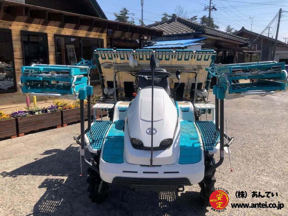 滋賀 クボタ 田植機 6条植 EP67 700時間 18馬力 こまきちゃん 施肥