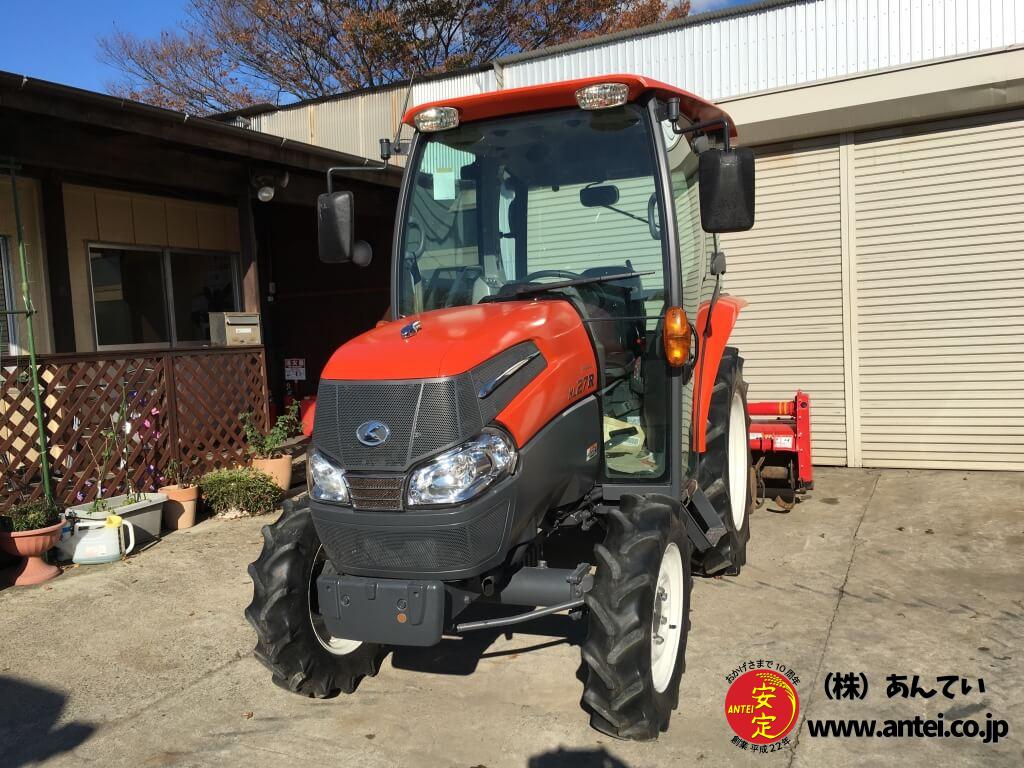 中古クボタトラクターKL27R ハイスピード キャビン付き フル装備