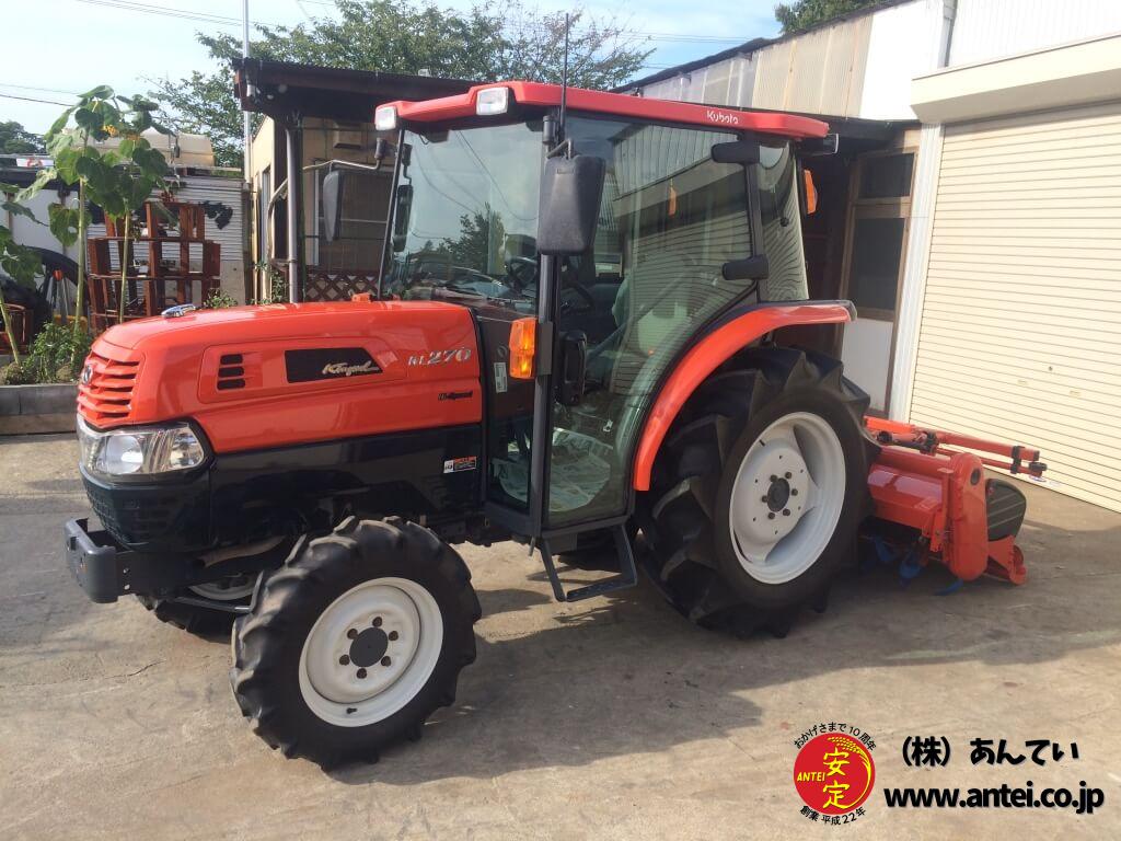中古クボタトラクターKL270 ハイスピードフル装備ロートリーRL6K