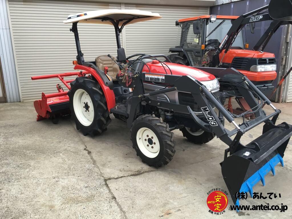 ヤンマートラクターEF222 22馬力整備済みフロントローダー付き