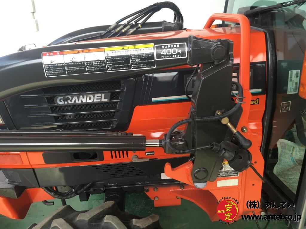46馬力ハイスピードクボタトラクターGL467フロントローダー付き