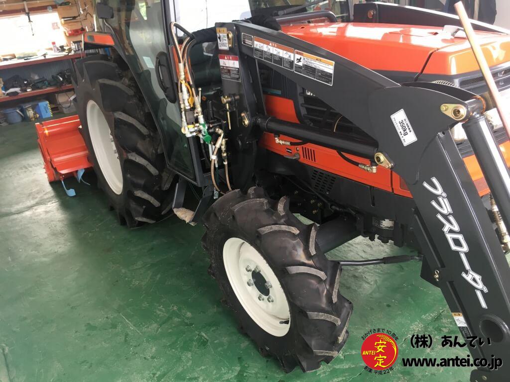 中古クボタトラクターGL321プラスローダー付き626時間整備済み