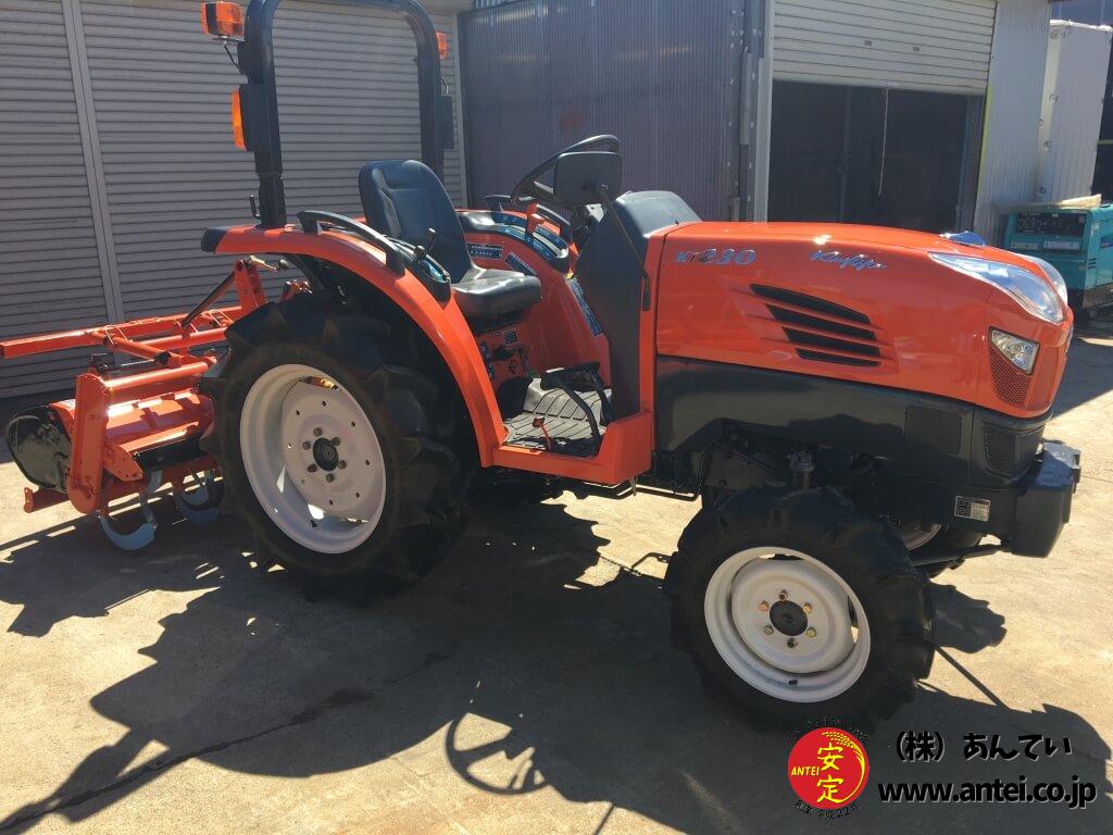 SOLD OUT】クボタ トラクタ KT230 23馬力 301時間 パワステ 自動水平
