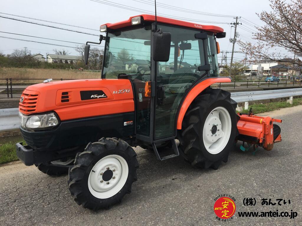 27馬力クボタトラクターKL270QロータリーRL7Kです。 ⚙ 中古農機具専門