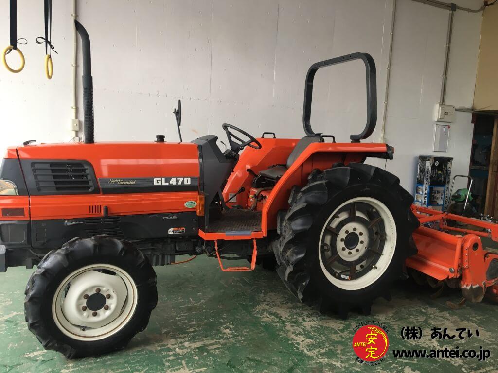 47馬力クボタトラクターGL470！！トーレーラーを引っ張るなどに