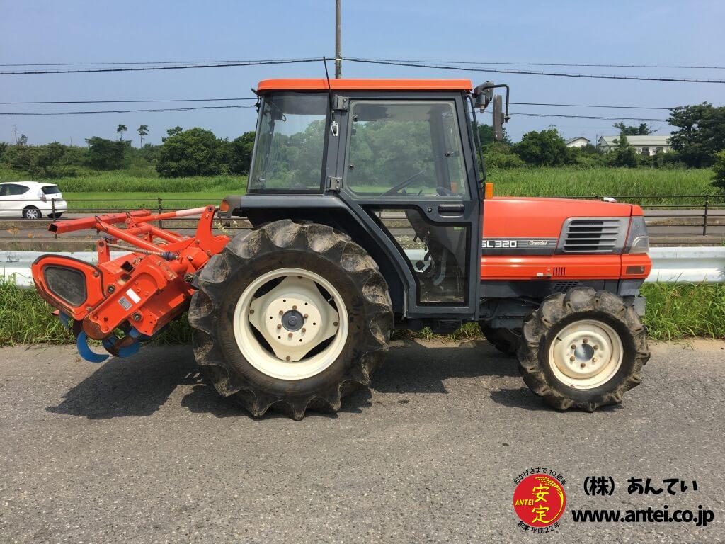 格安クボタトラクター32馬力GL320Qエアコンキャビン。 ⚙ 中古農機具