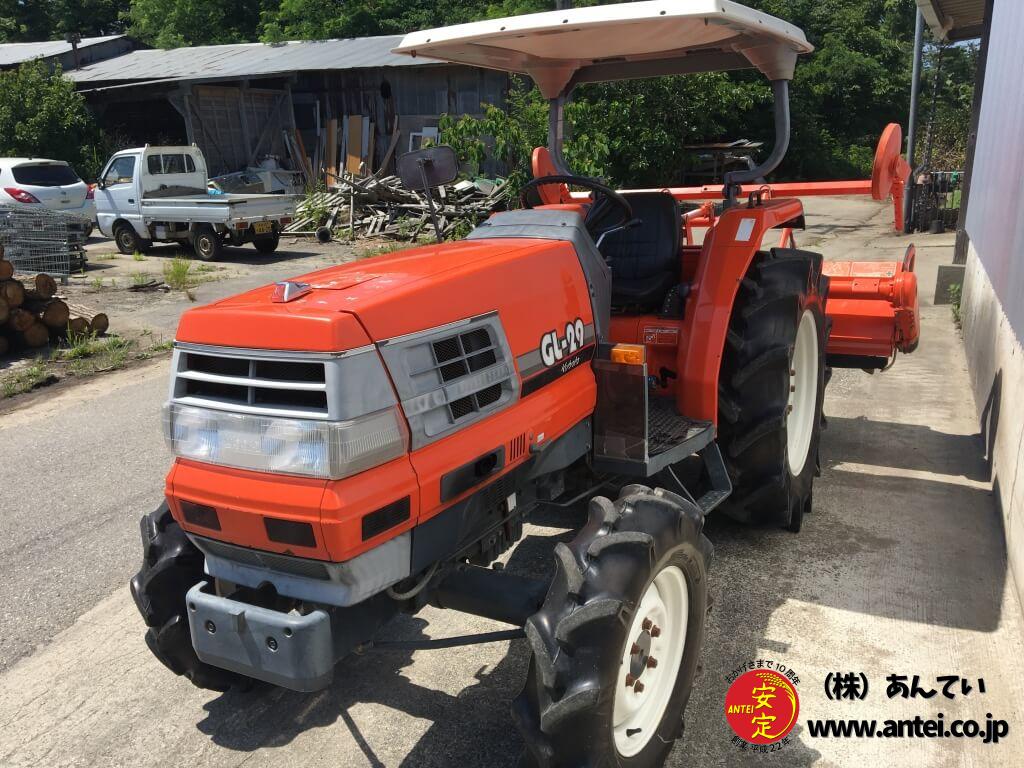 百万以内29馬力中古クボタトラクターGL29です。 ⚙ 中古農機具専門店