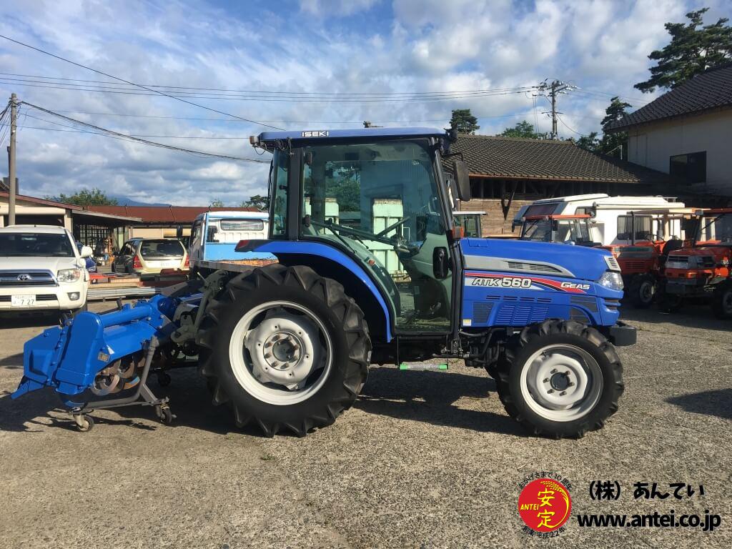 56馬力バンバン青いトラクターイセキATK560です ⚙ 中古農機具専門店