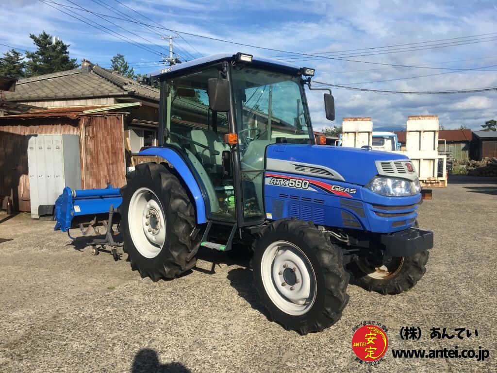 トラクター 56馬力バンバン青いトラクターイセキATK560です ⚙ 中古農機具専門店