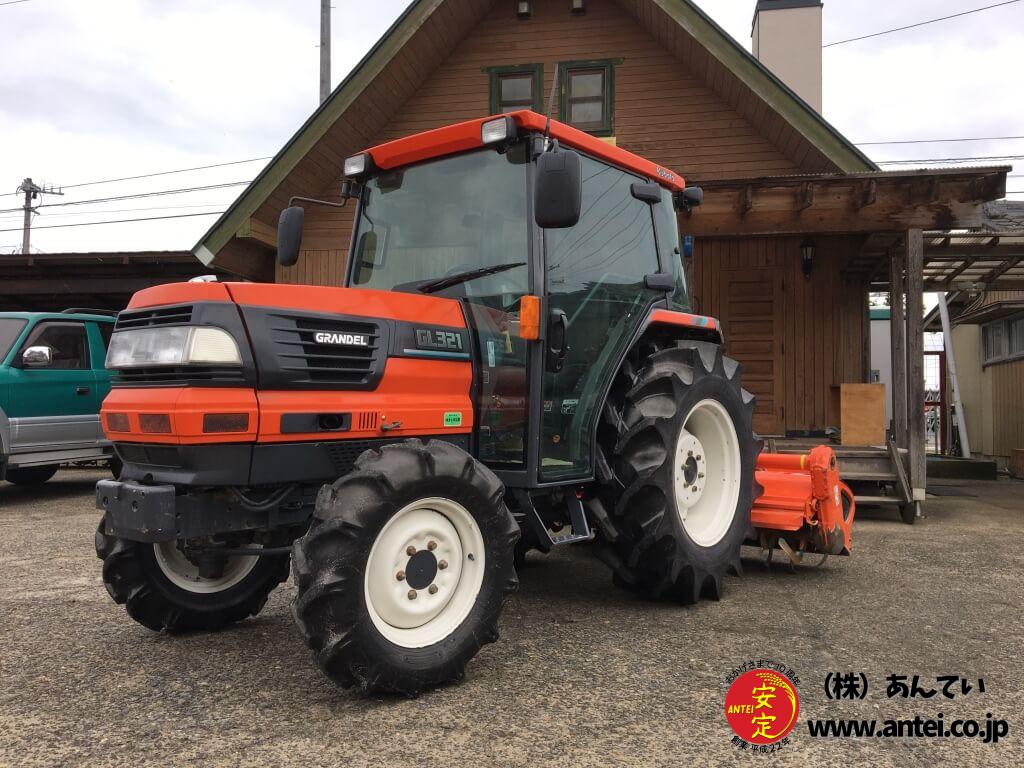 33馬力クボタトラクターGL321Q純正ロータリーRL170Gです