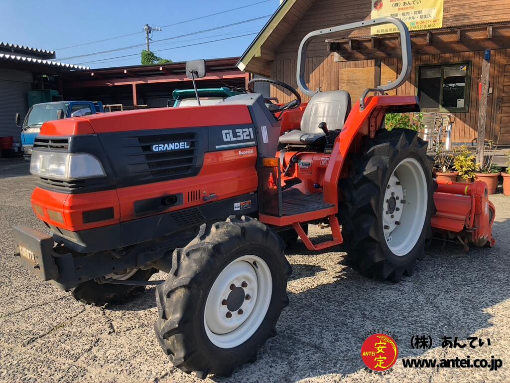 33馬力クボタトラクターgl321ロータリーrl170g 中古農機具専門店 株 あんてい 33馬力クボタトラクターgl321ロータリーrl170g 中古農機具専門店 株 あんてい