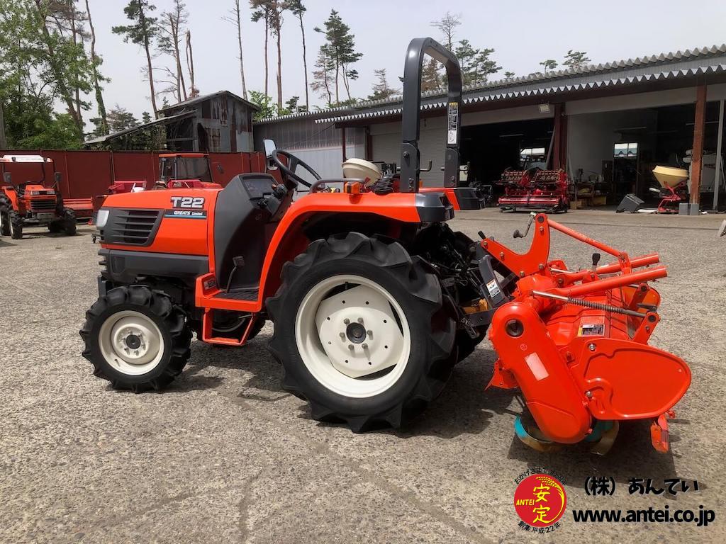 ☆KT22クボタ トラクター☆22馬力☆時間249h☆自動水平☆パワステ☆4WD☆