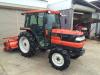 中古クボタトラクターGL281Q 29馬力ロータリーRL170G キャビン付き。