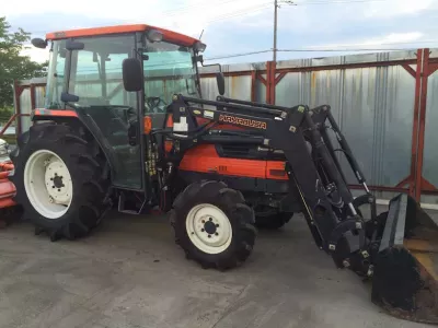 平成27年7月22日・クボタ中古トラクターGL417ハイスピード、ローダーつき
