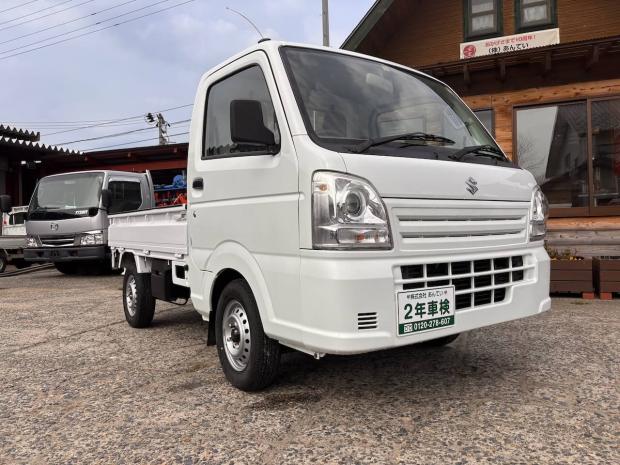 スズキキャリートラック660KCエアコン・パワステ3方開 4WD　2015年　２年車検付き