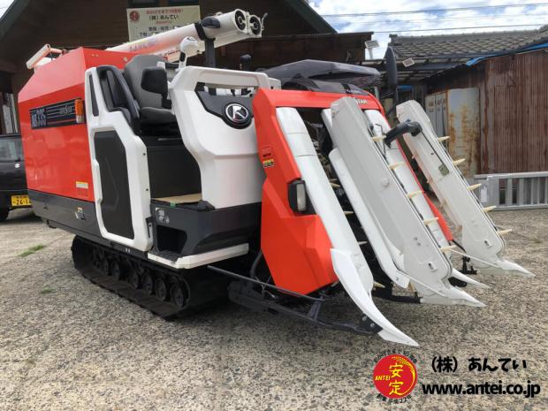 3条刈クボタコンバインAR335モンロー4M付き