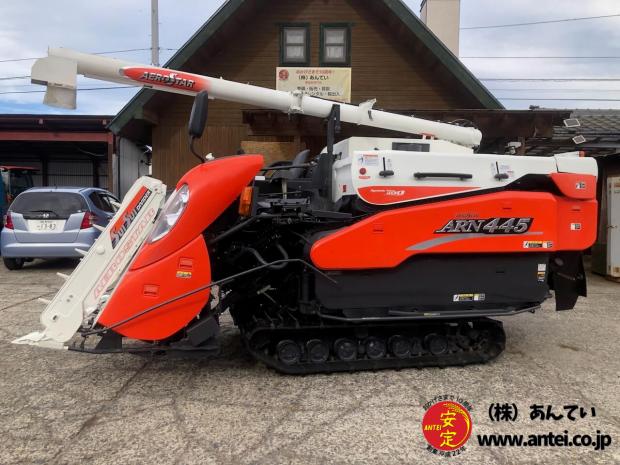 4条刈の45馬力クボタコンバインARN445モンロー付き整備済みですよ。