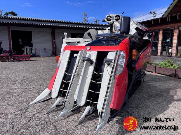 ４条刈38馬クボタコンバインARN438　スイスイデバイダ付！