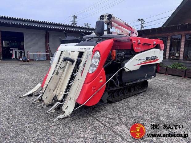 4条刈338馬力クボタコンバインER438モンロー付き