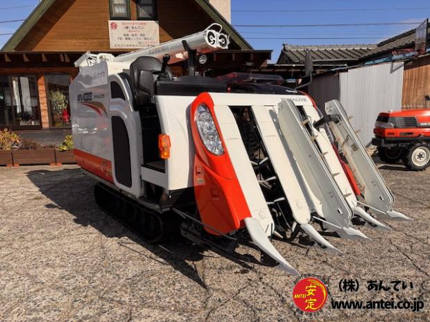 4条刈38馬力クボタコンバインER438モンロー付き