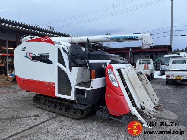 4条刈60馬力クボタコンバインER460 モンロー4M付き。