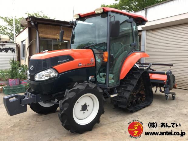 クボタトラクタKL345丈夫な34馬力Uシフトクボタロータリー付き