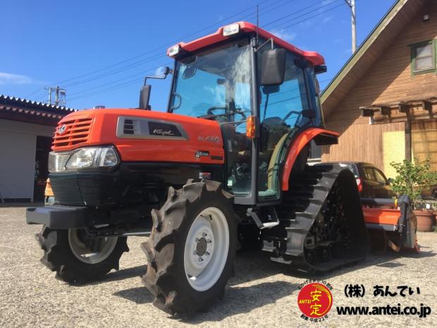 41馬力中古クボタトラクターKL410PC高速パワクロです。