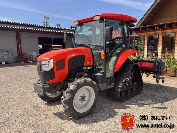 54馬力クボタトラクターSL54H-PC パワクロ仕様 キャビン付ハイスピード