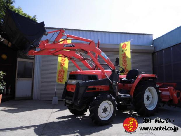 引取限定】トラクター クボタ GL-25 4WD 25馬力 逆転PTO 稼働1279h