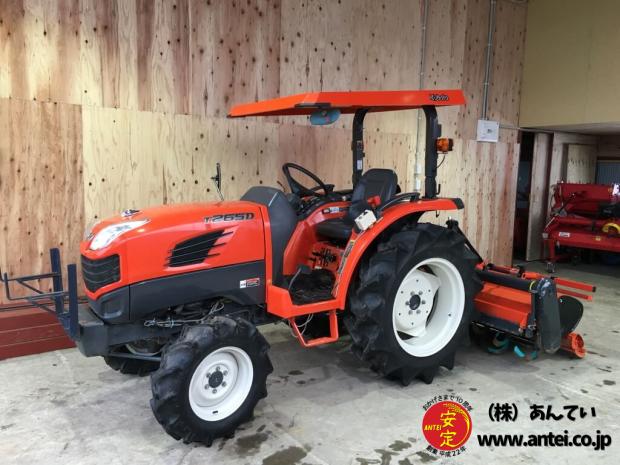 クボタトラクターT265 26馬力ロトーリーRL175T付き315時間です ⚙ 中古