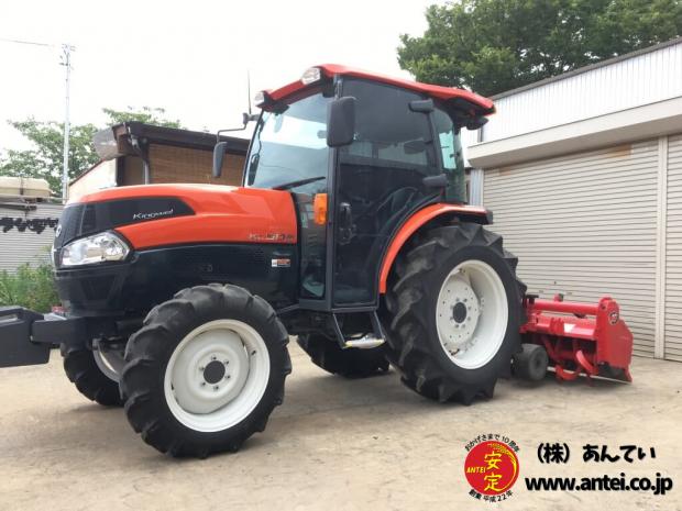 50馬力クボタトラクターKL505HニプロロータリーSX1910付き。 ⚙ 中古